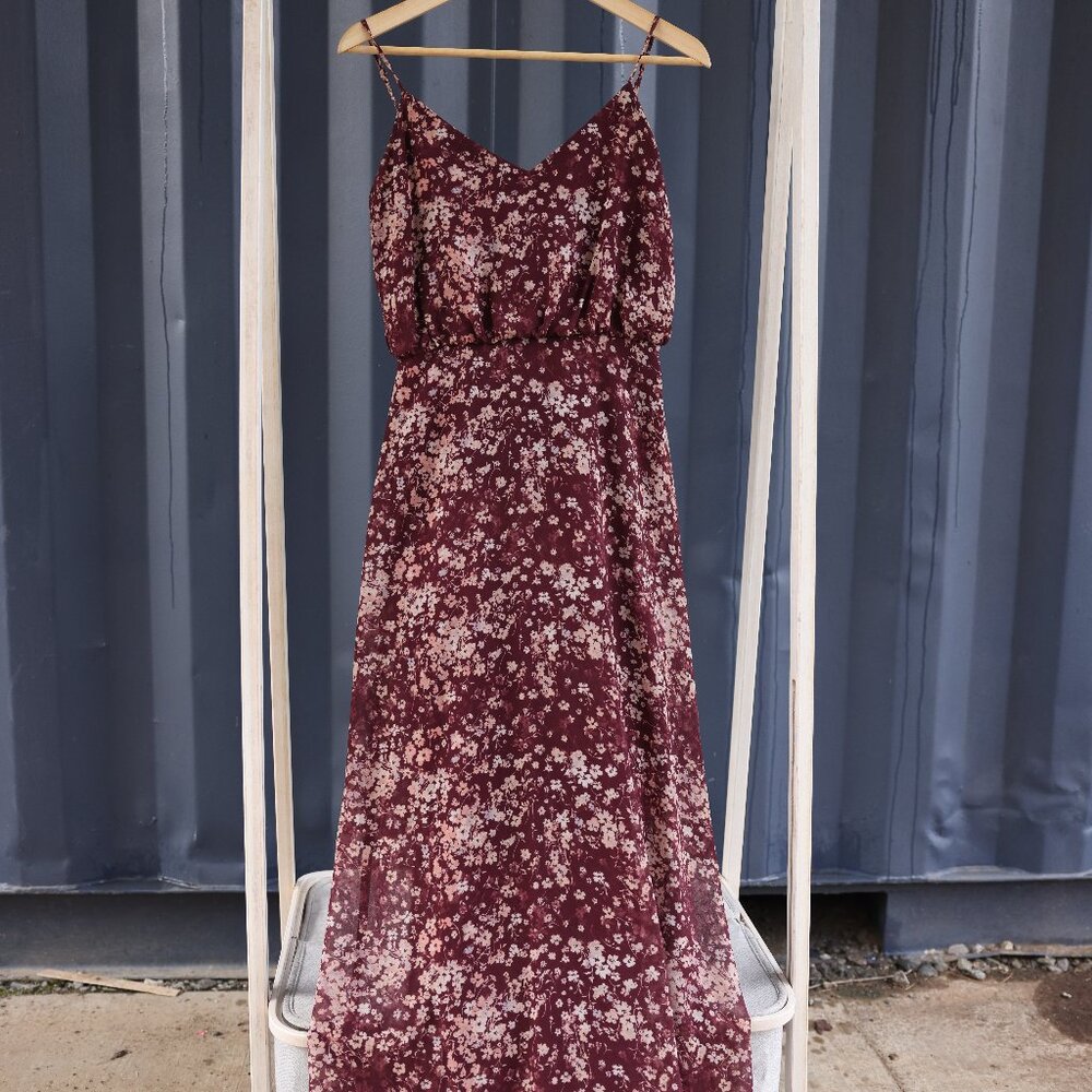 WAYF Floral Maxi Sundress